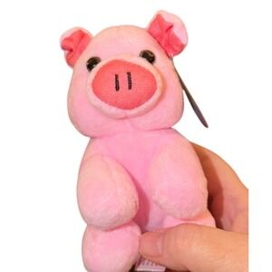 Plush in a Rush‎ Pink Pig Stuffed Animal Toy Cute Farm Animal